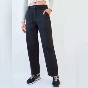 Aritzia Wilfred Free Modern Utility Pant Black Size 6